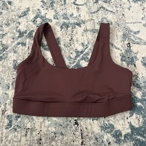 Vuori Brown Stride Sports bra